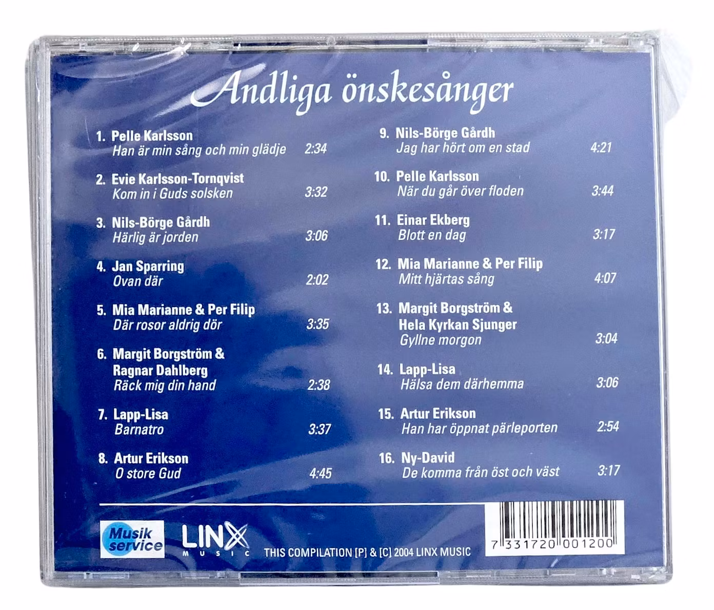 Andliga Önskesånger, CD NY