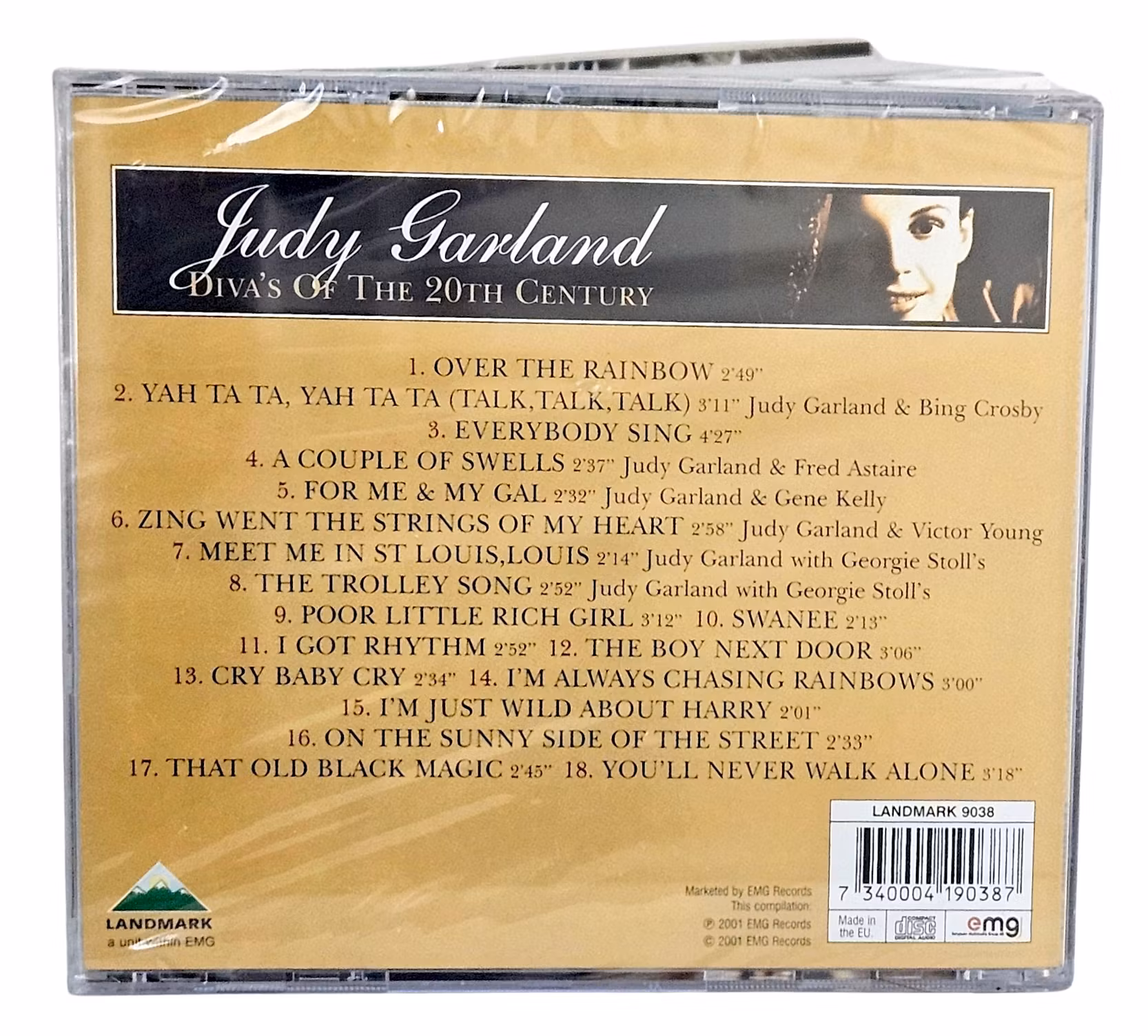 Judy Garland, Divas Of The 20th Century, CD NY
