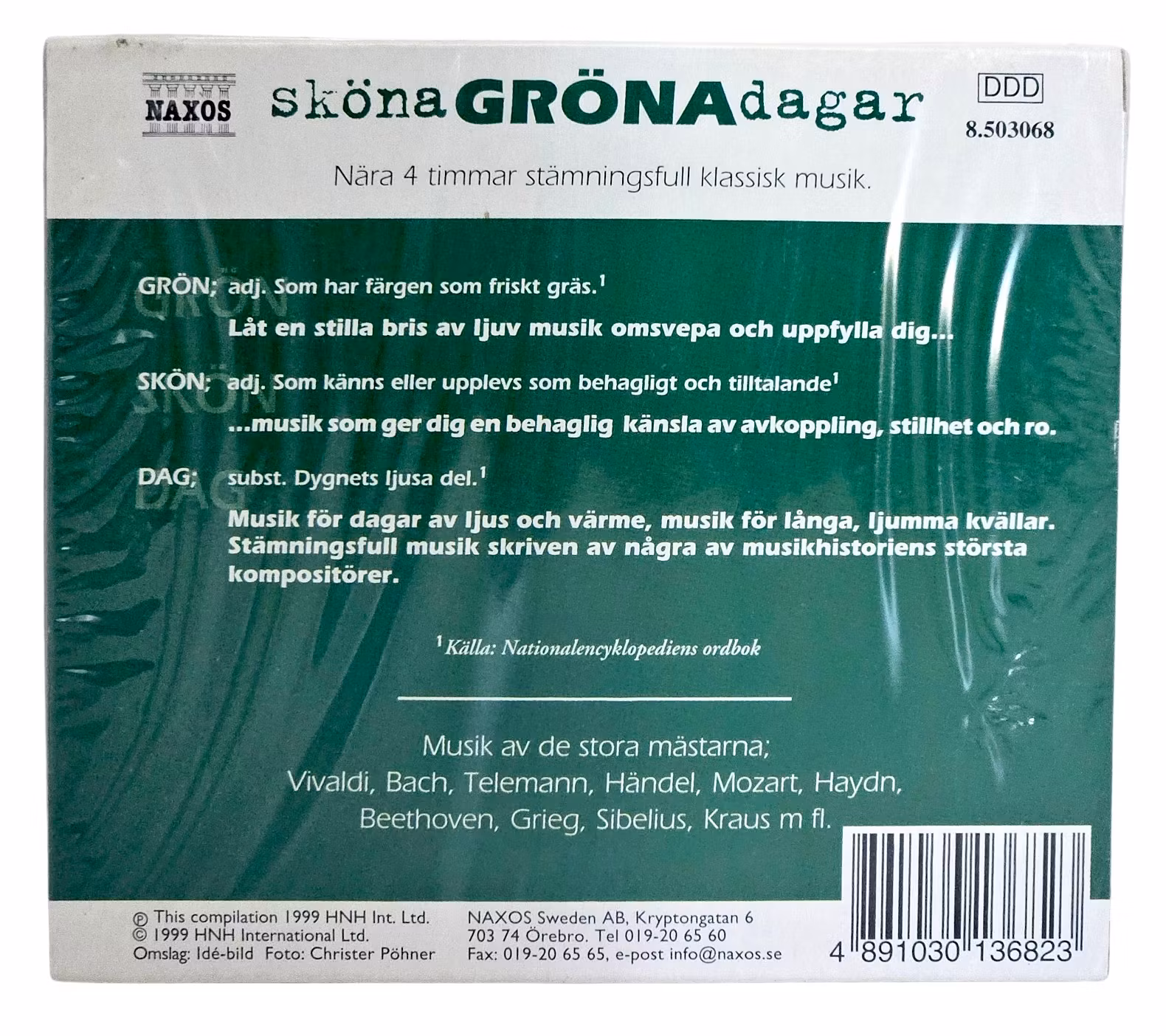 Sköna Gröna Dagar, CD NY