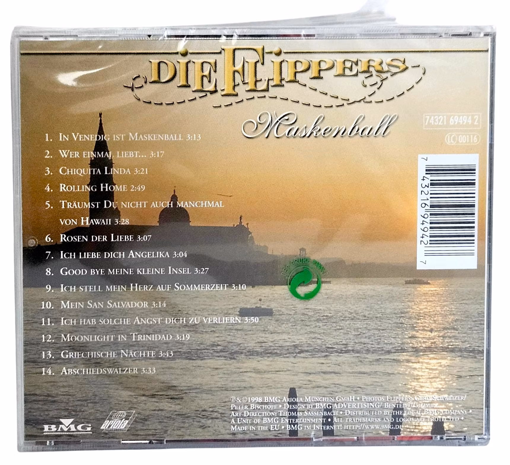 Die Flippers, Maskenball, CD NY