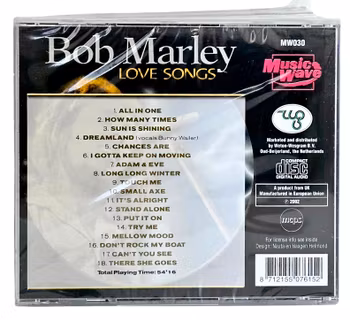 Bob Marley, Love Songs, CD NY