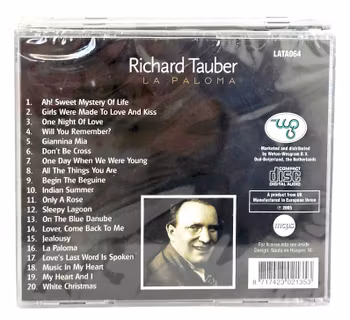 Richard Taube, La Paloma, CD NY