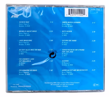 Die Flippers, Sieben Tage Sonnenschein, CD NY