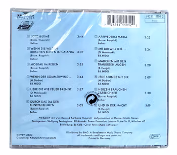 Die Flippers, Lotosblume, CD