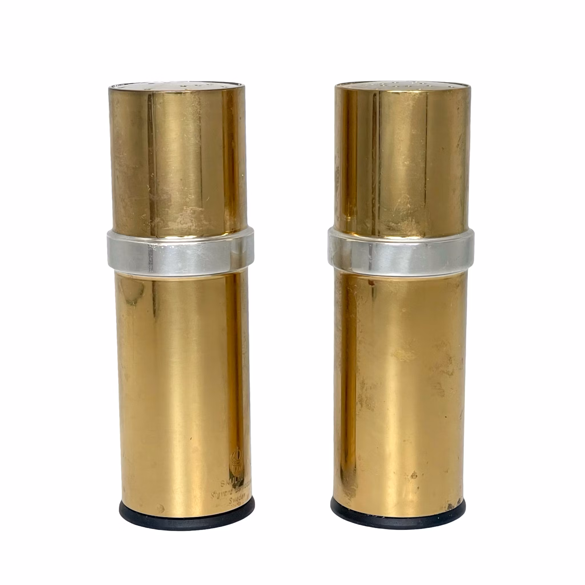 Sigvard Bernadotte, Skultuna, arroseur en laiton avec détail argenté