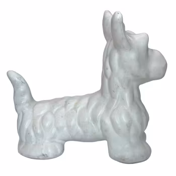 Märta Willborg, Upsala-Ekeby, Gefle. keramik hund figurin