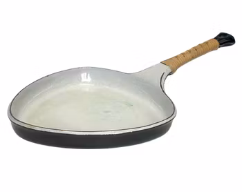 Jens Harald Quistgaard, danska gjutjärns stekpanna emalj