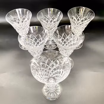 5 st, Fritz Kallenberg, Kosta Boda, Rödvinglas