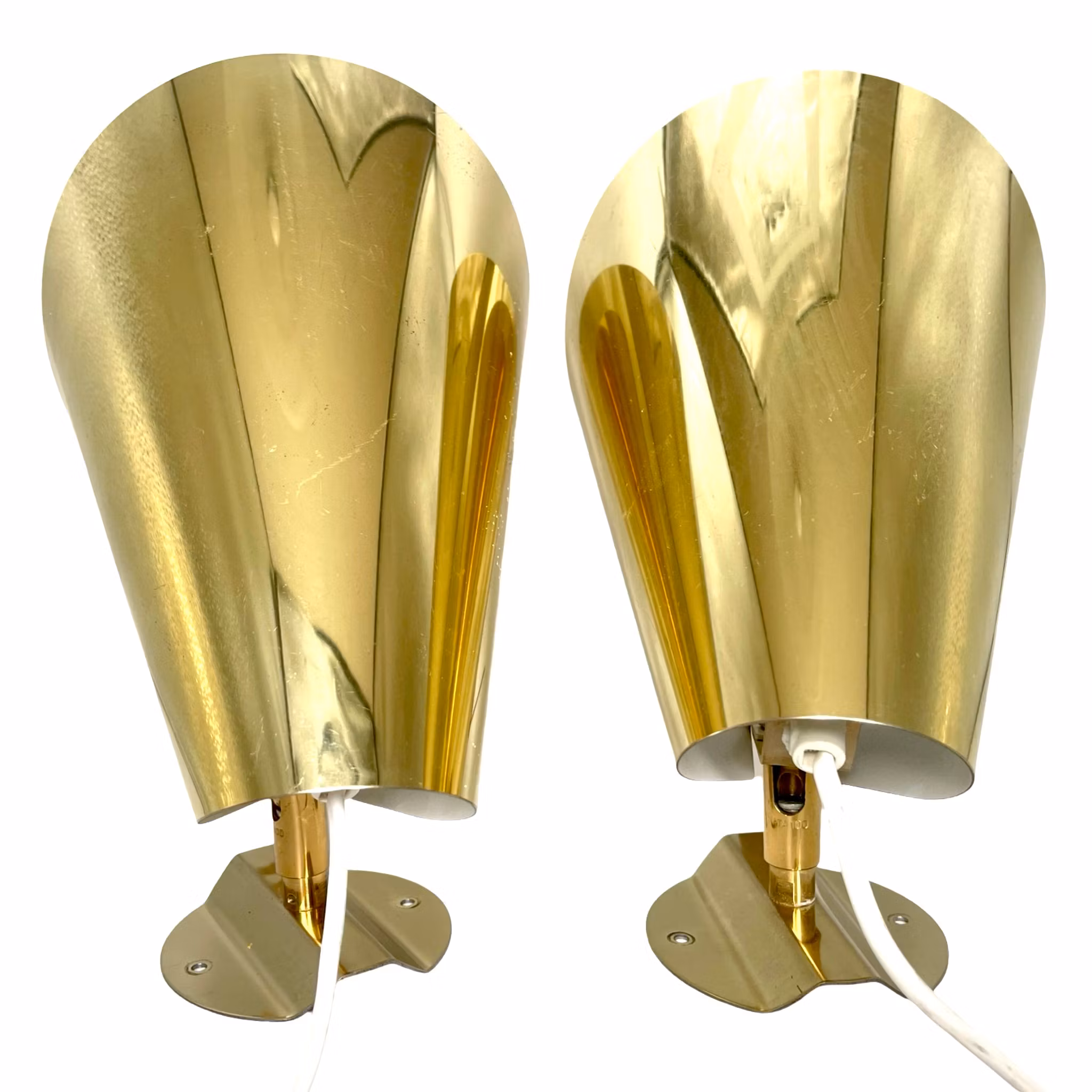 Jan Wickelgren -ATA 100- appliques, une paire, laiton