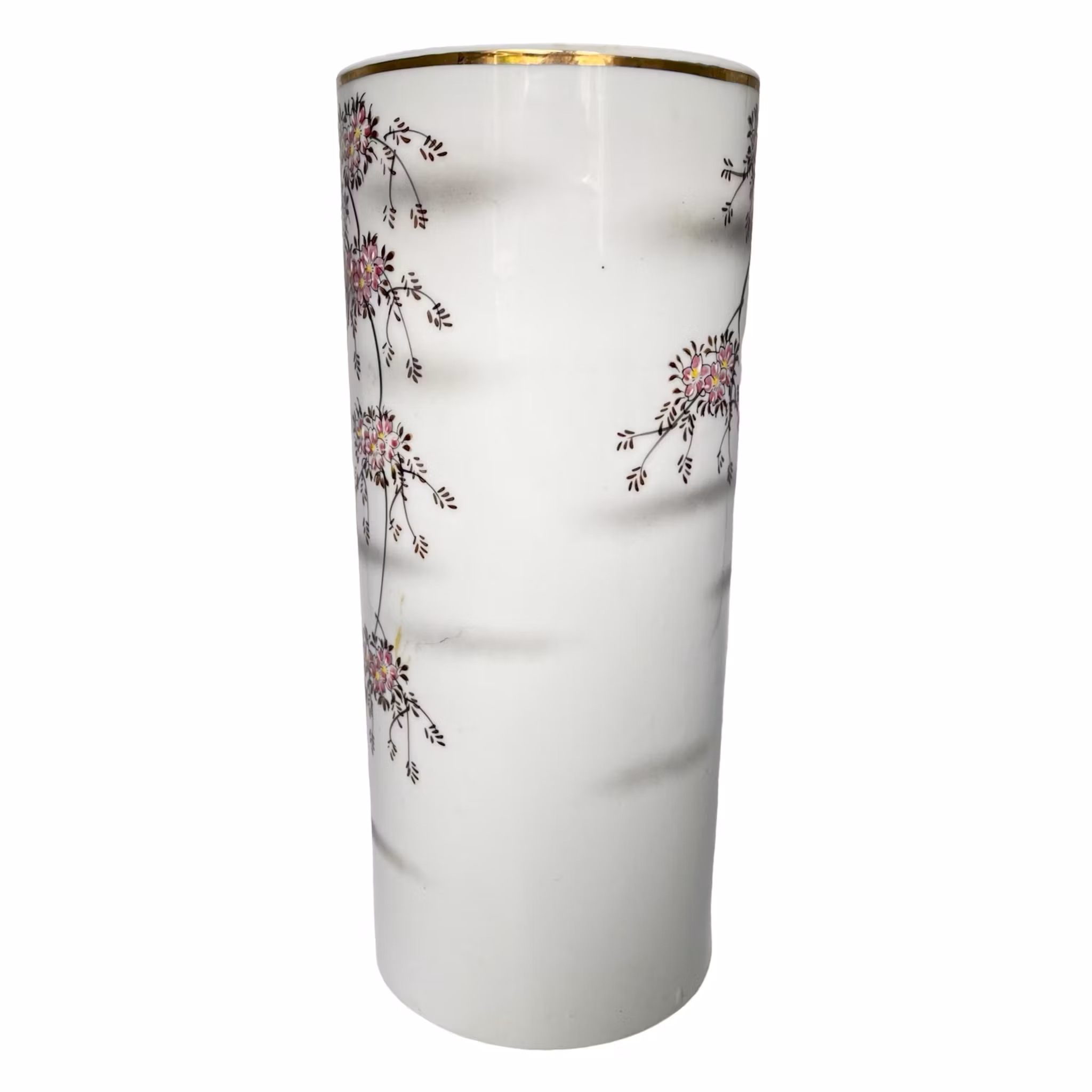 Antique brush holder, porcelain, China