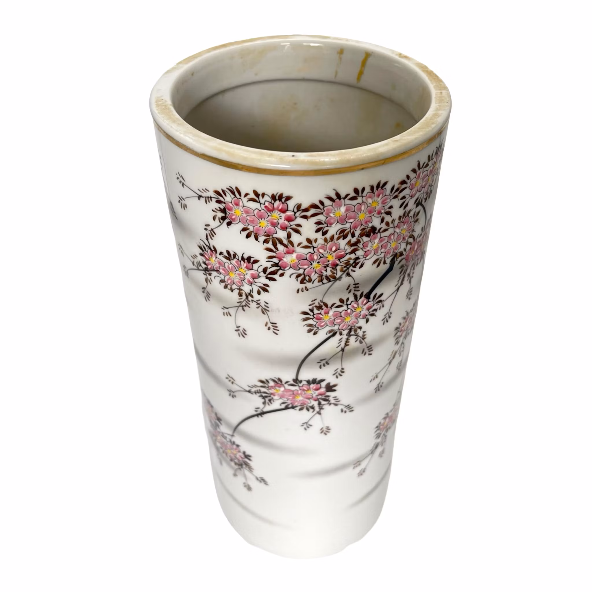 Antique brush holder, porcelain, China