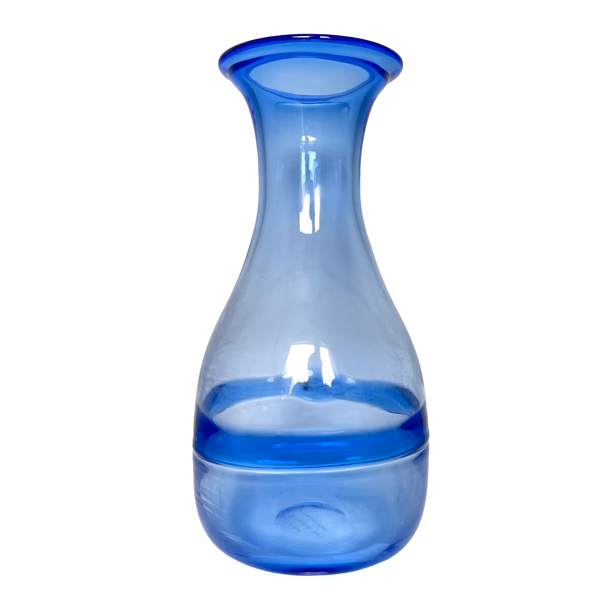 Bertil Vallien, carafe Vas, Kosta Boda, signée Color Acc