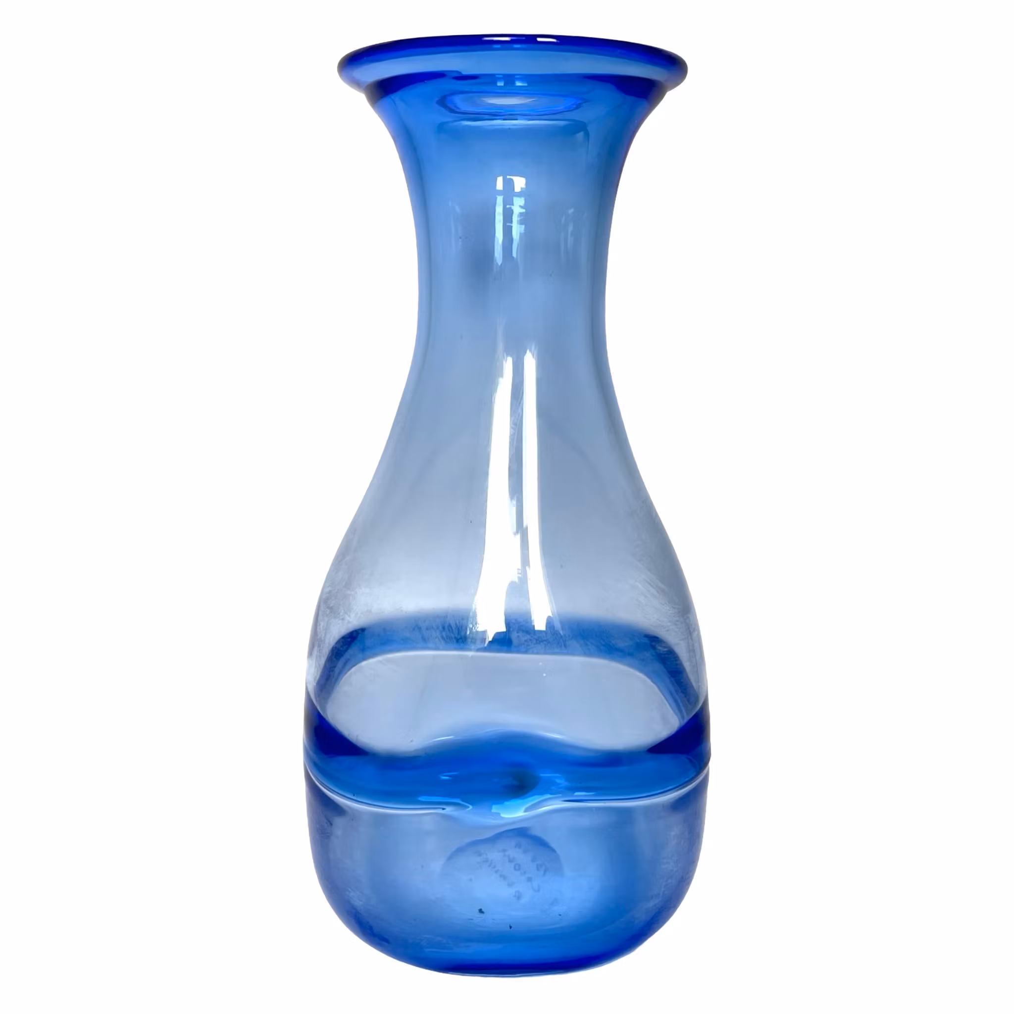 Bertil Vallien, carafe Vas, Kosta Boda, signée Color Acc