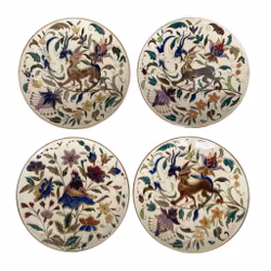 Tallerkener 4 stk porselen, inkl. Elfenben, Rörstrand 1880-tallet