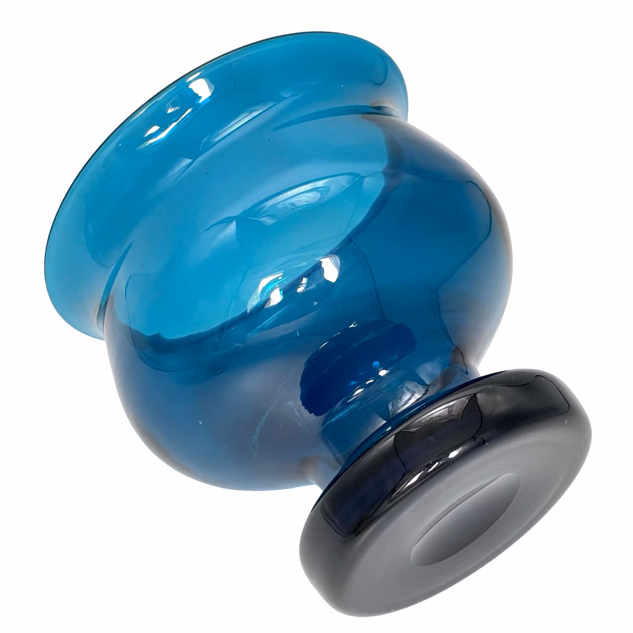 Bertil Vallien, Skål Vase, glass, Åfors Boda