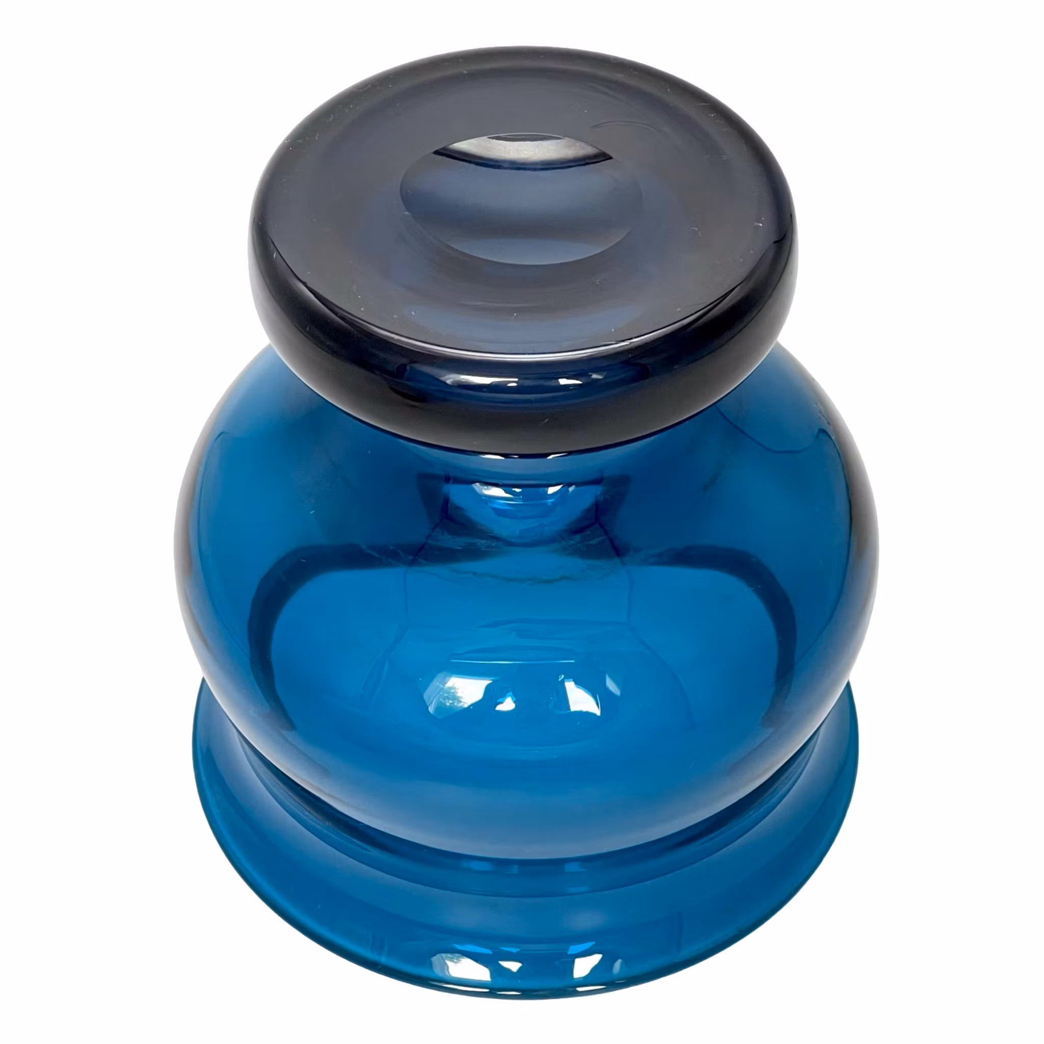 Bertil Vallien, Skål Vase, glass, Åfors Boda