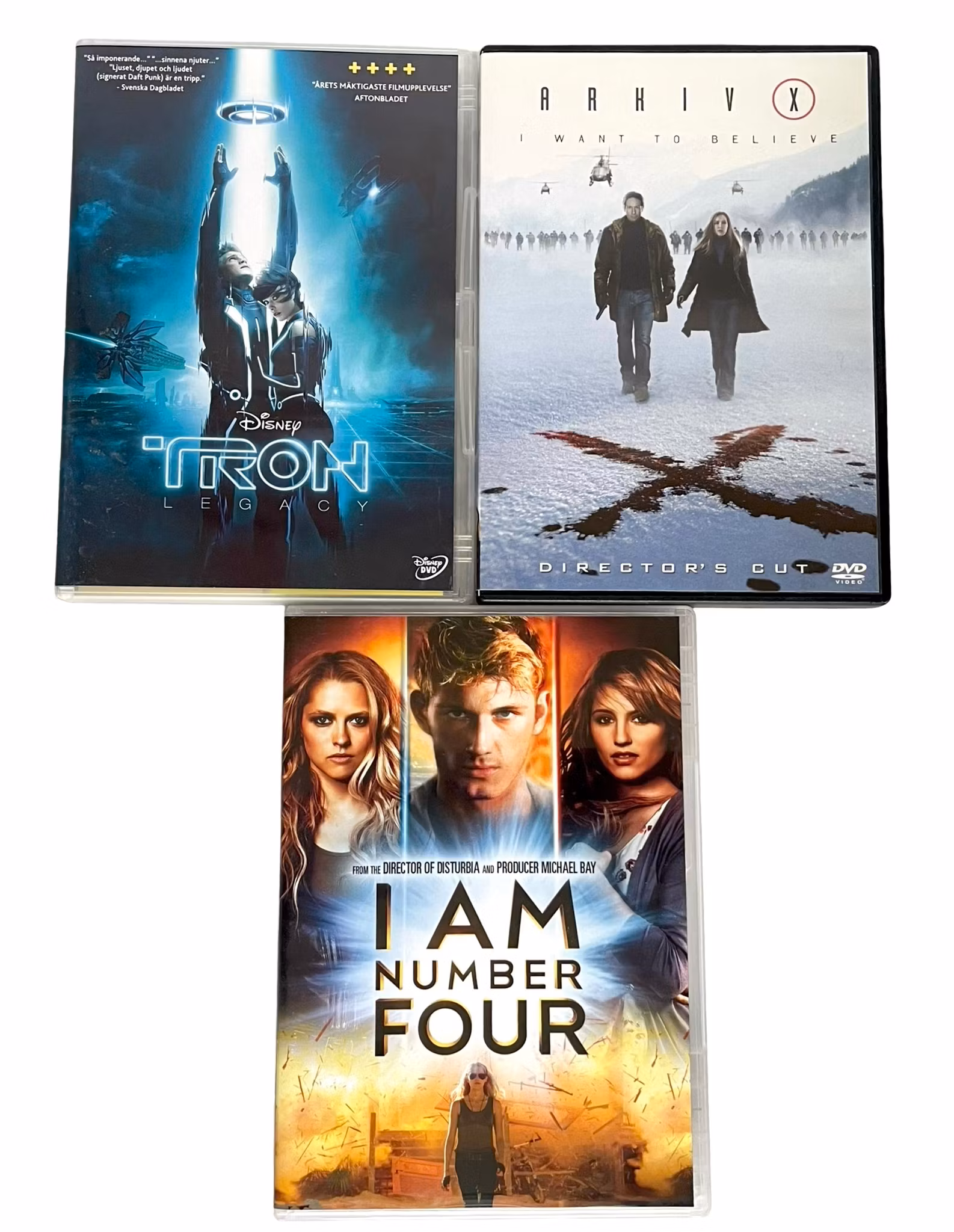 Verzameling sciencefictionfilms 3 stuks