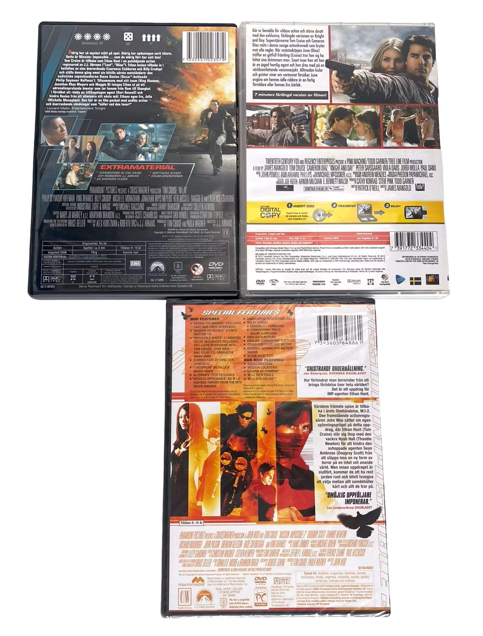 Tom Cruise Movies, Collectie 3st