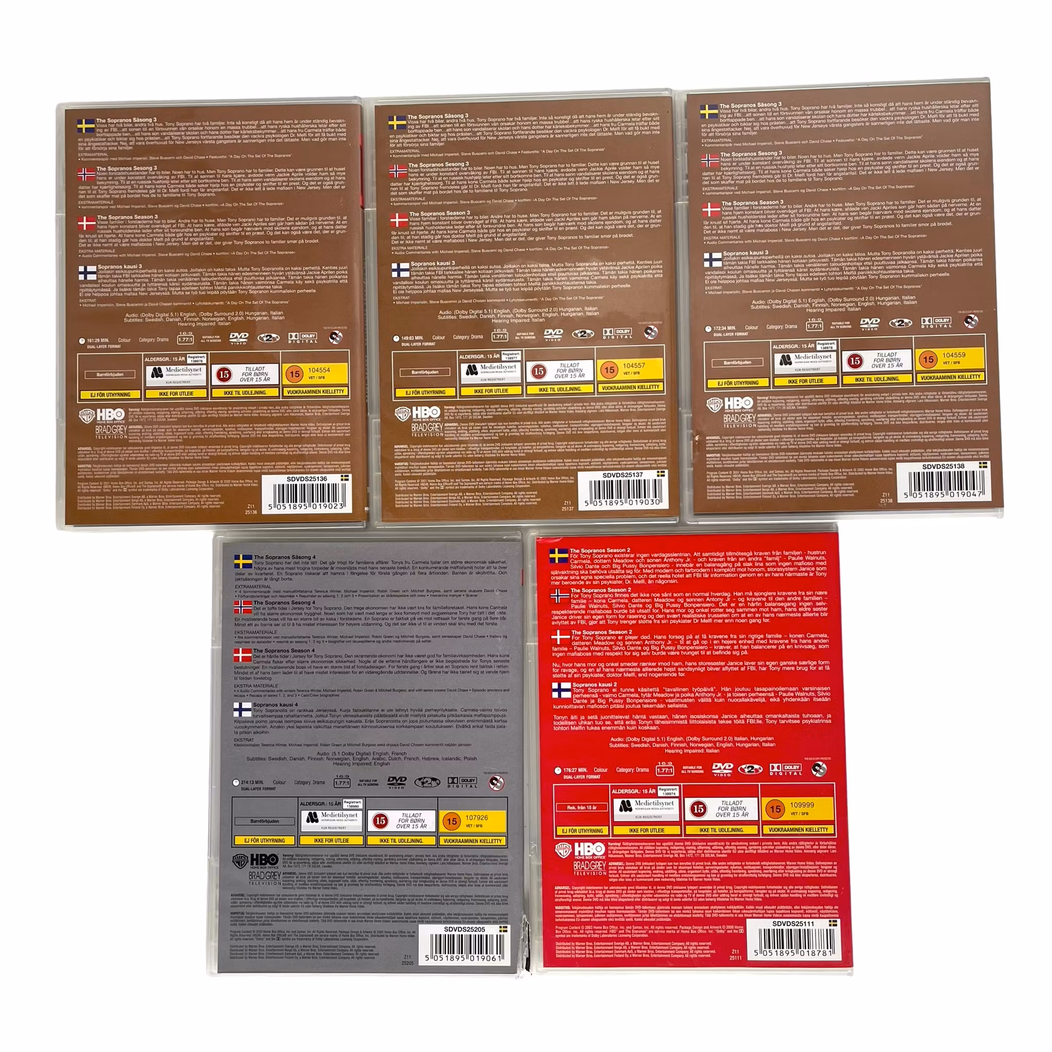 I Soprano, collezione DVD