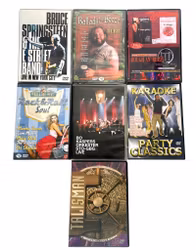 Samling av forskjellig musikk DVD 7 stk