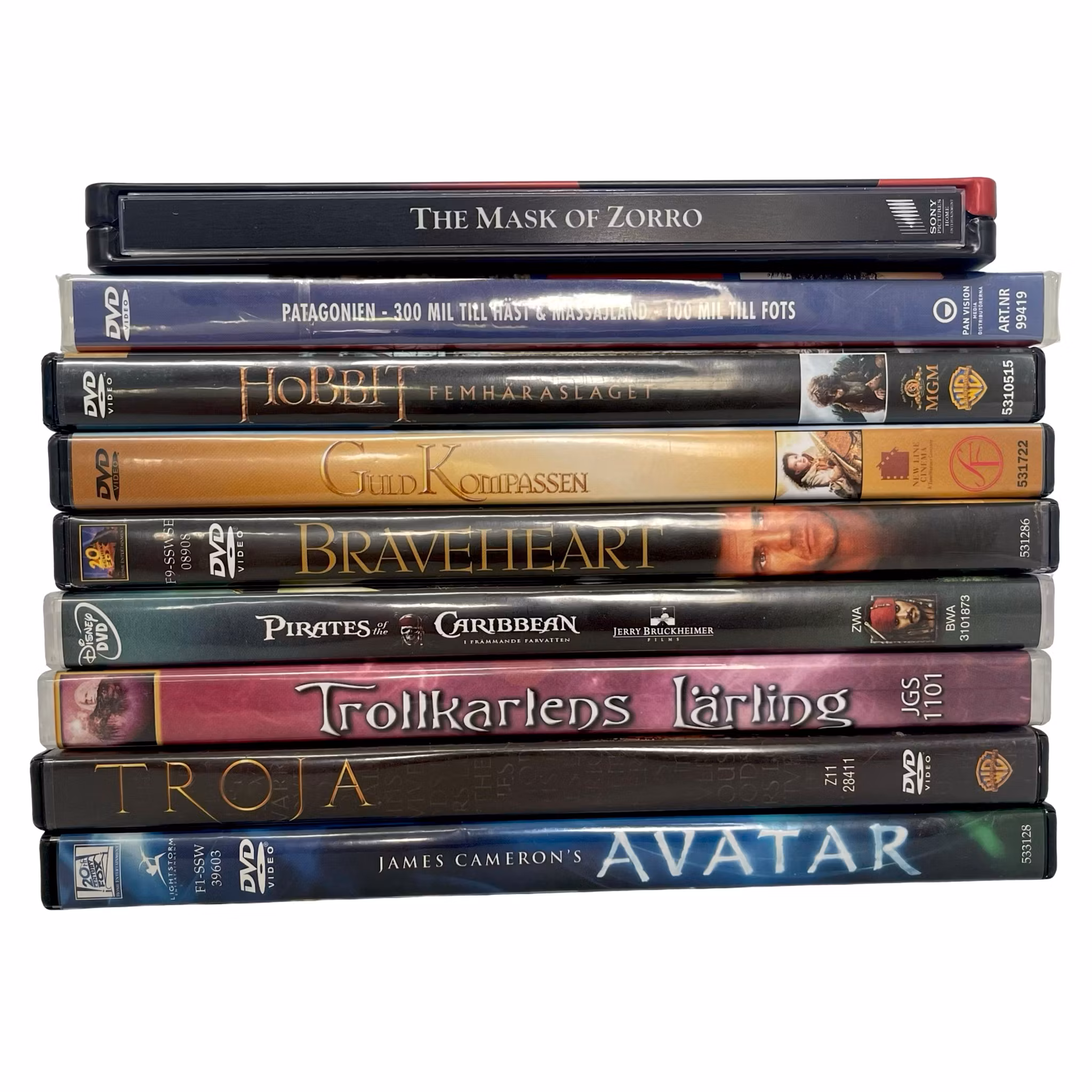 Äventyr DVD Samling 9st