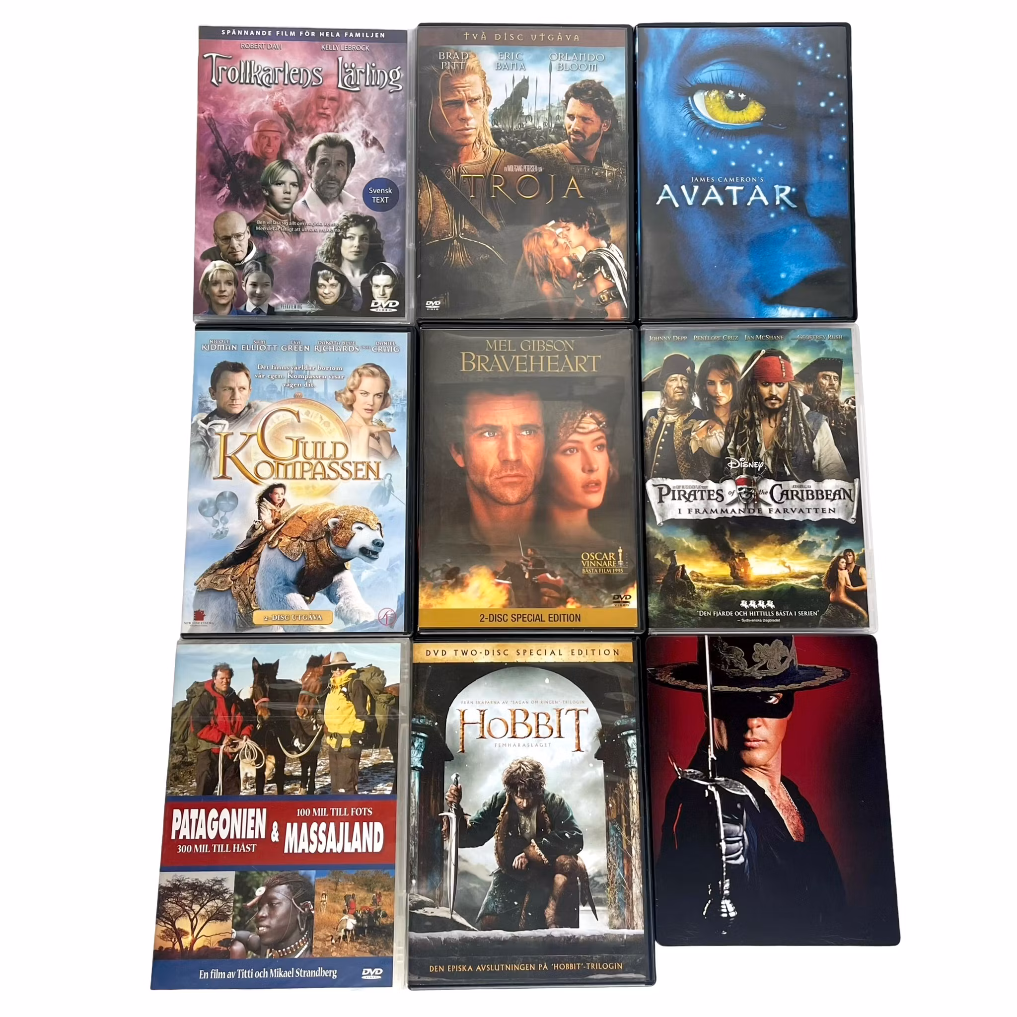 Äventyr DVD Samling 9st