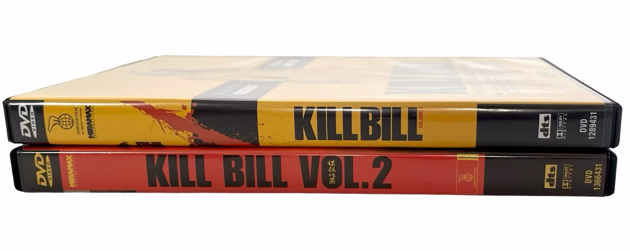DVD di Kill Bill Volume 1 e 2