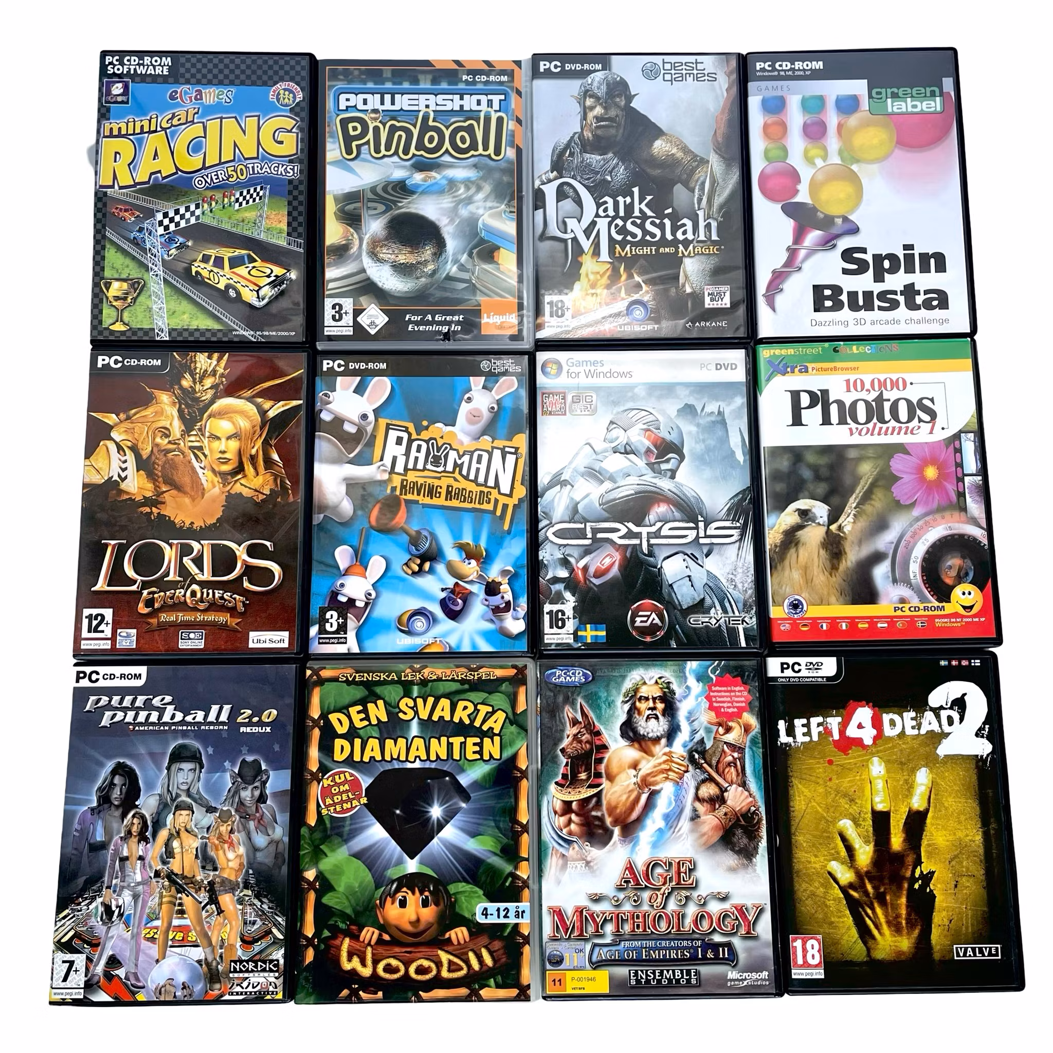 Samling av PC Spel 12 st