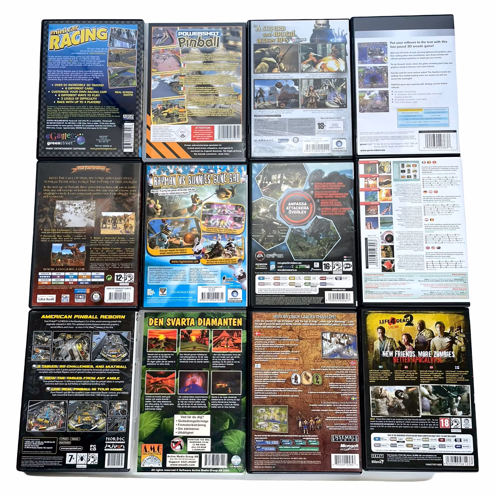 Samling av PC Spel 12 st