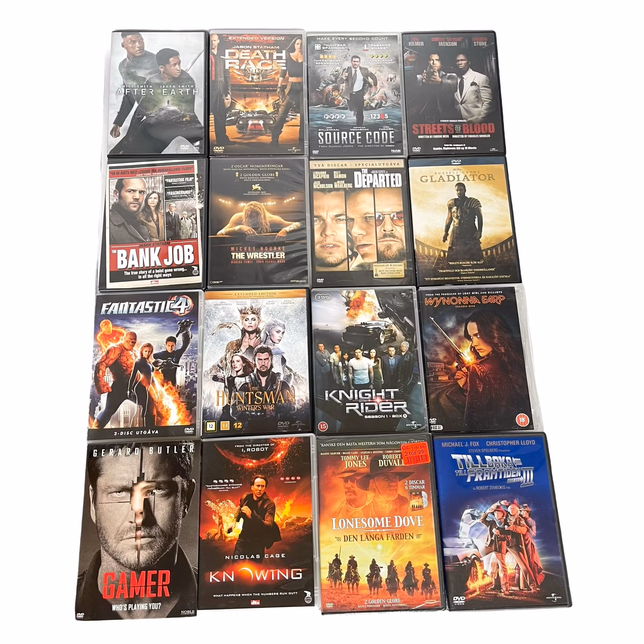 Action DVD Samling 16st