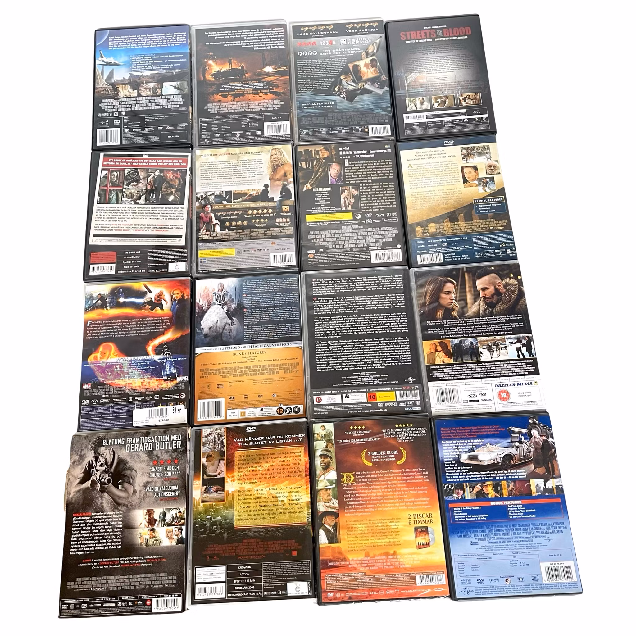 Action DVD Samling 16st