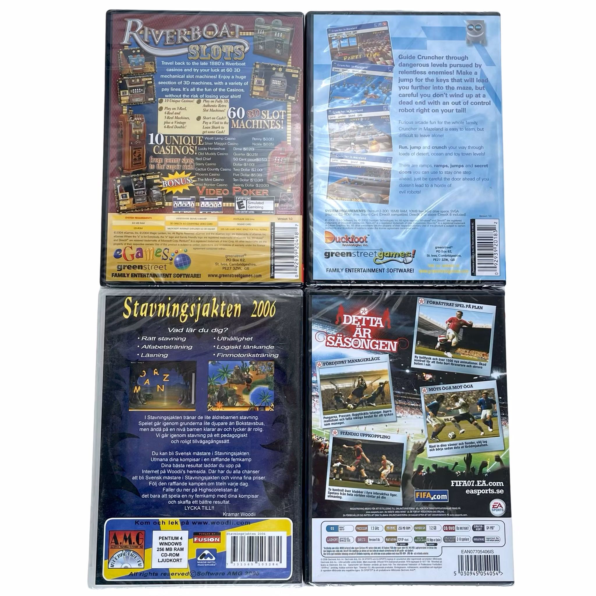 PC Spel Samling 4st, Ny