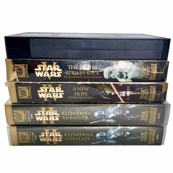 Star Wars Filmer, Samling 5st VHS filmer