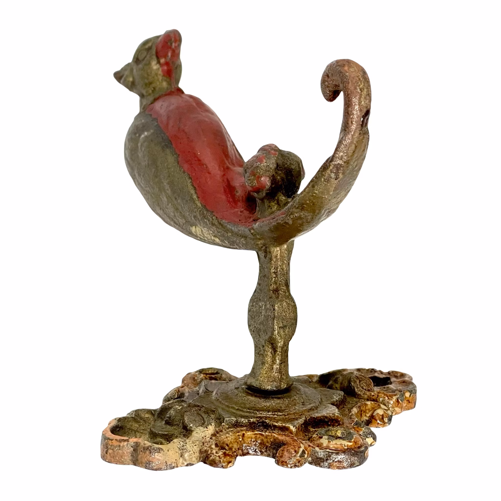 Metallinen ripustin papukaijoineen, 1800-luku