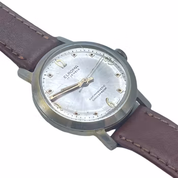 Vintage, Elroma 17 juveler, herrarmbandsur