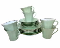 Kaffe / Mocka servis, 18 delar, benporslin Gustavsberg