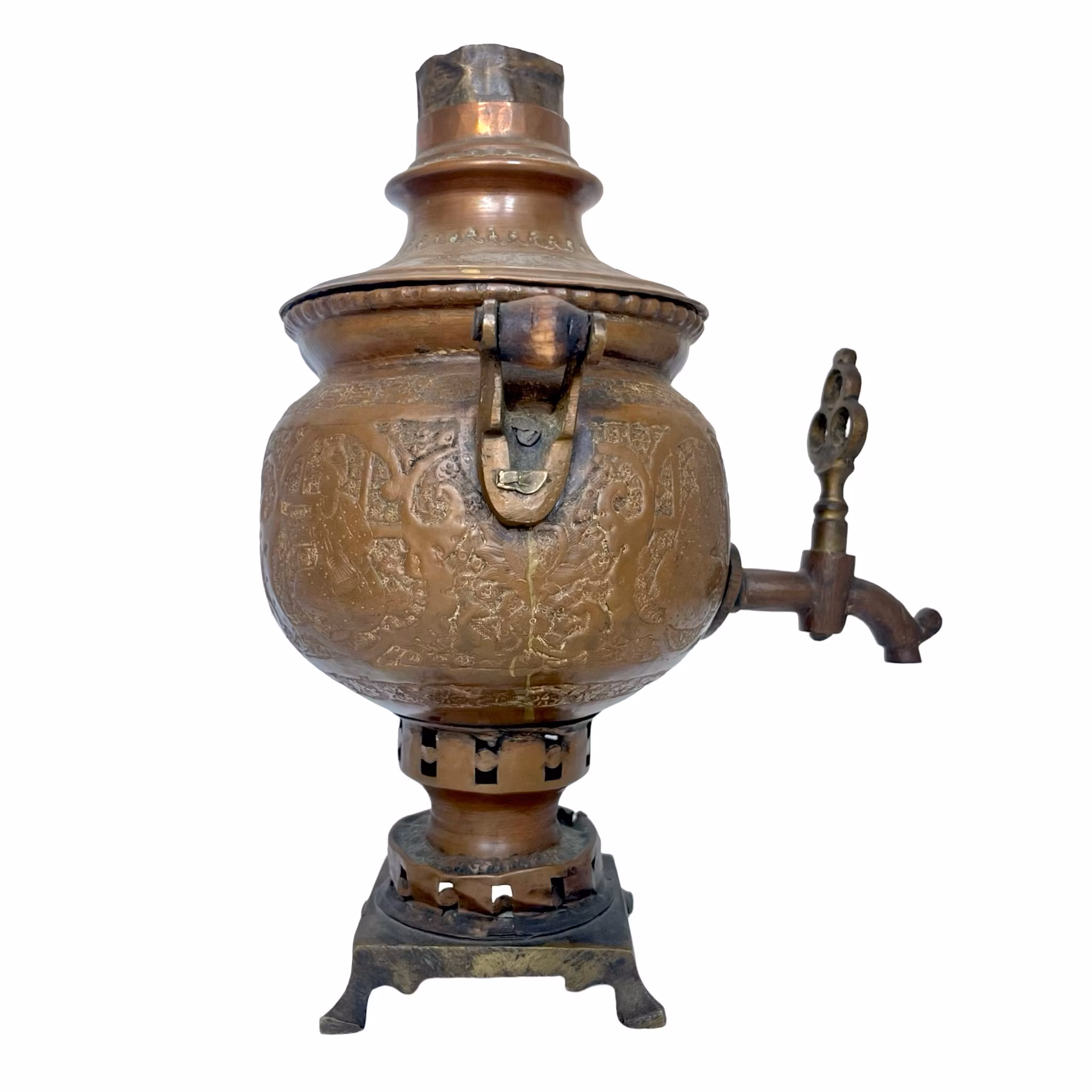 Antique Samovar, copper 19th century