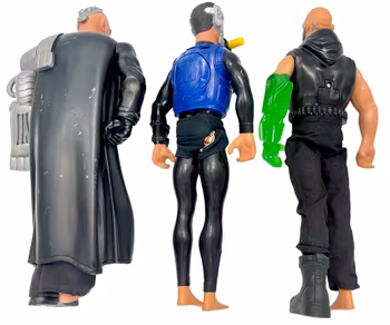 Dr. X Green Arm, Dr X Bionic Missile, Aqua Scuba figurin