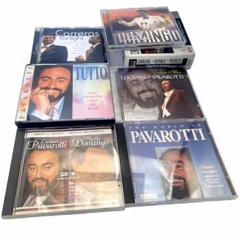 Pavarotti Classic Collection med Domingo och Carreras, 6 CD