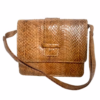 Vintage handväska axelväska, YKK,  MM Kane skinnväska