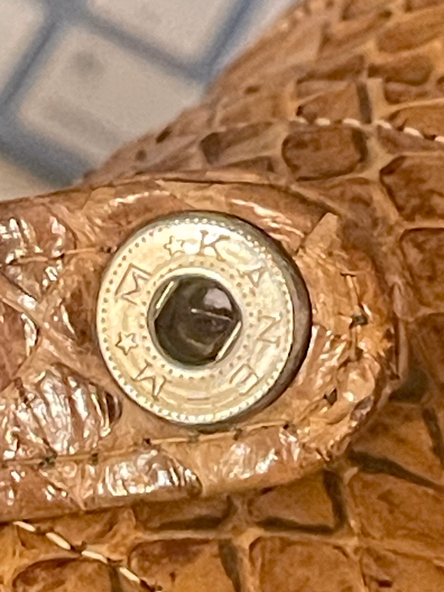 Vintage håndveske skulderveske, YKK, MM Kane skinnveske