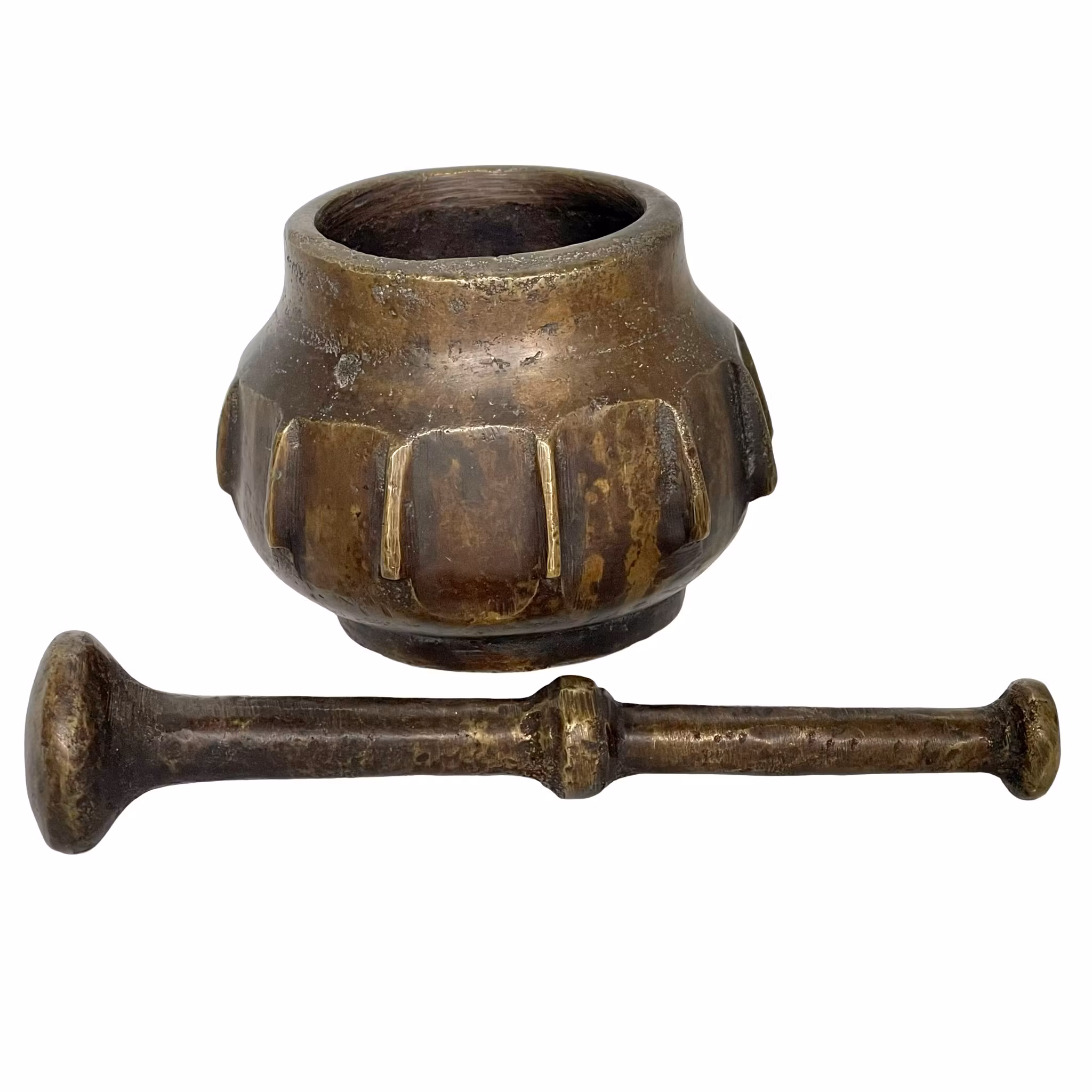 Mortar with pestle - Bronze 15th century