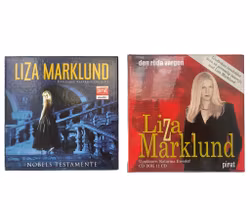 To lydbøker på 22 CD-er, Liza Marklund, Den røde ulven og Nobels testamente