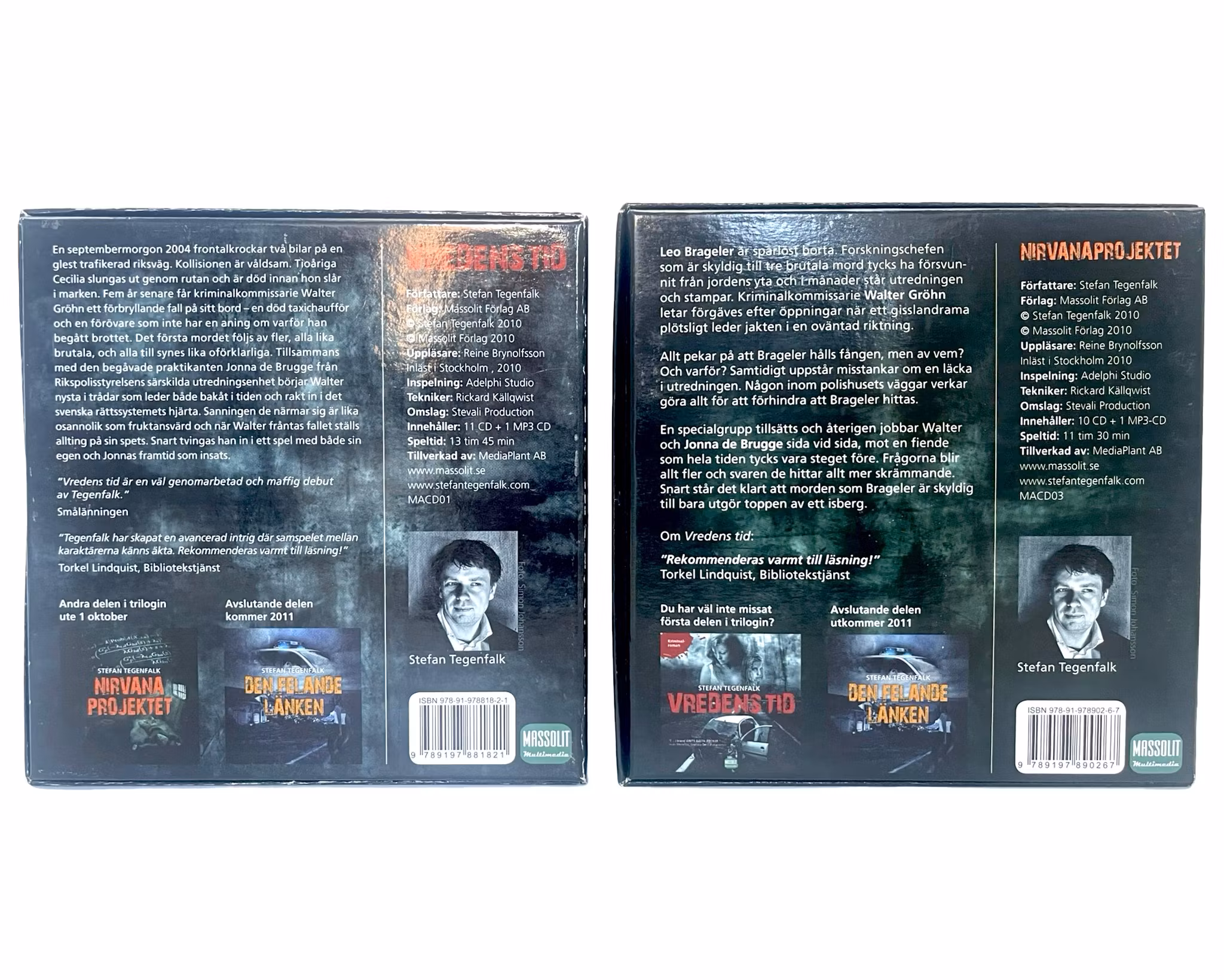 Audiobook na płycie CD, Stefan Tegenfalk Czas Vreden i projekt Nirvana