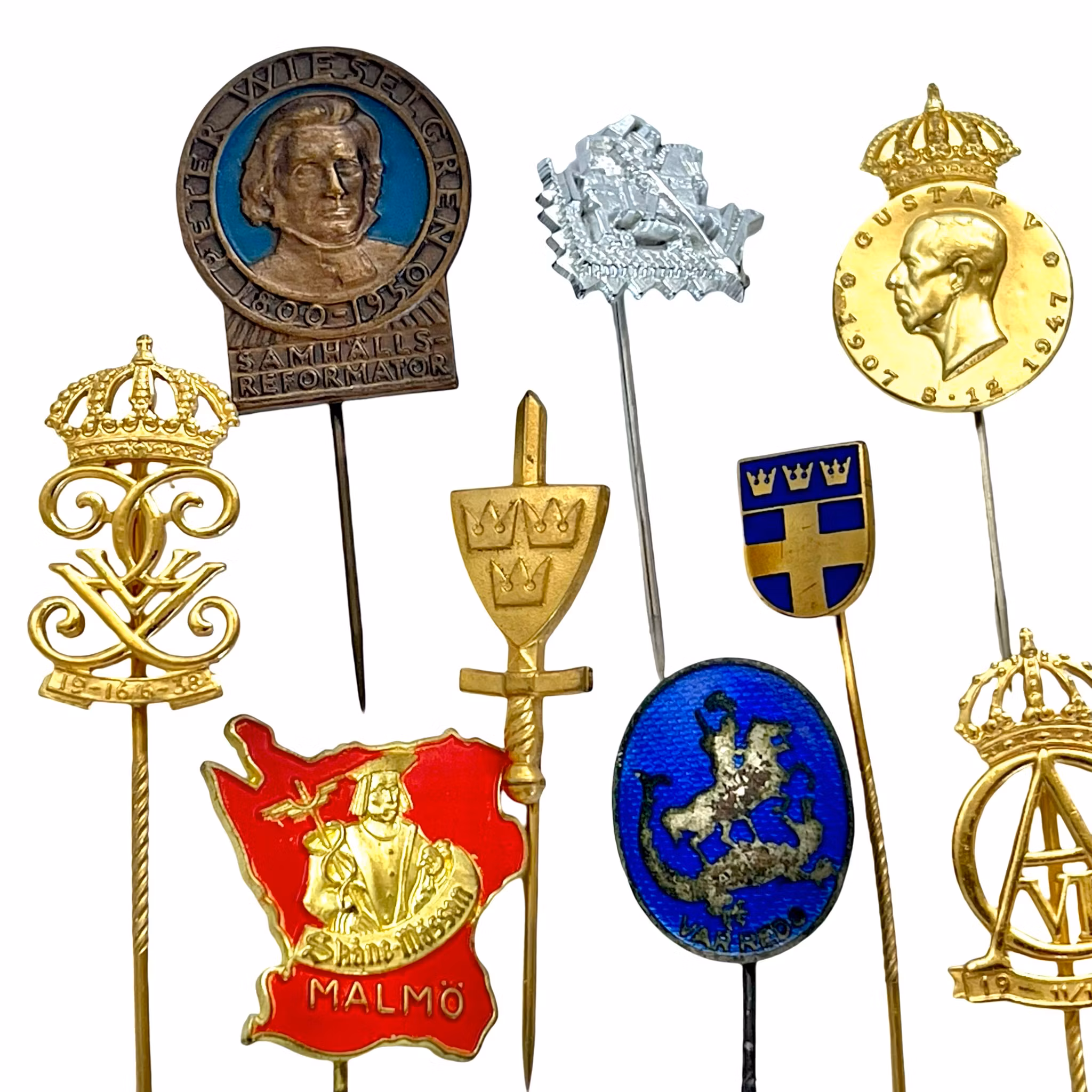 Segni di spilli, Arboga e 12 pz. Altro