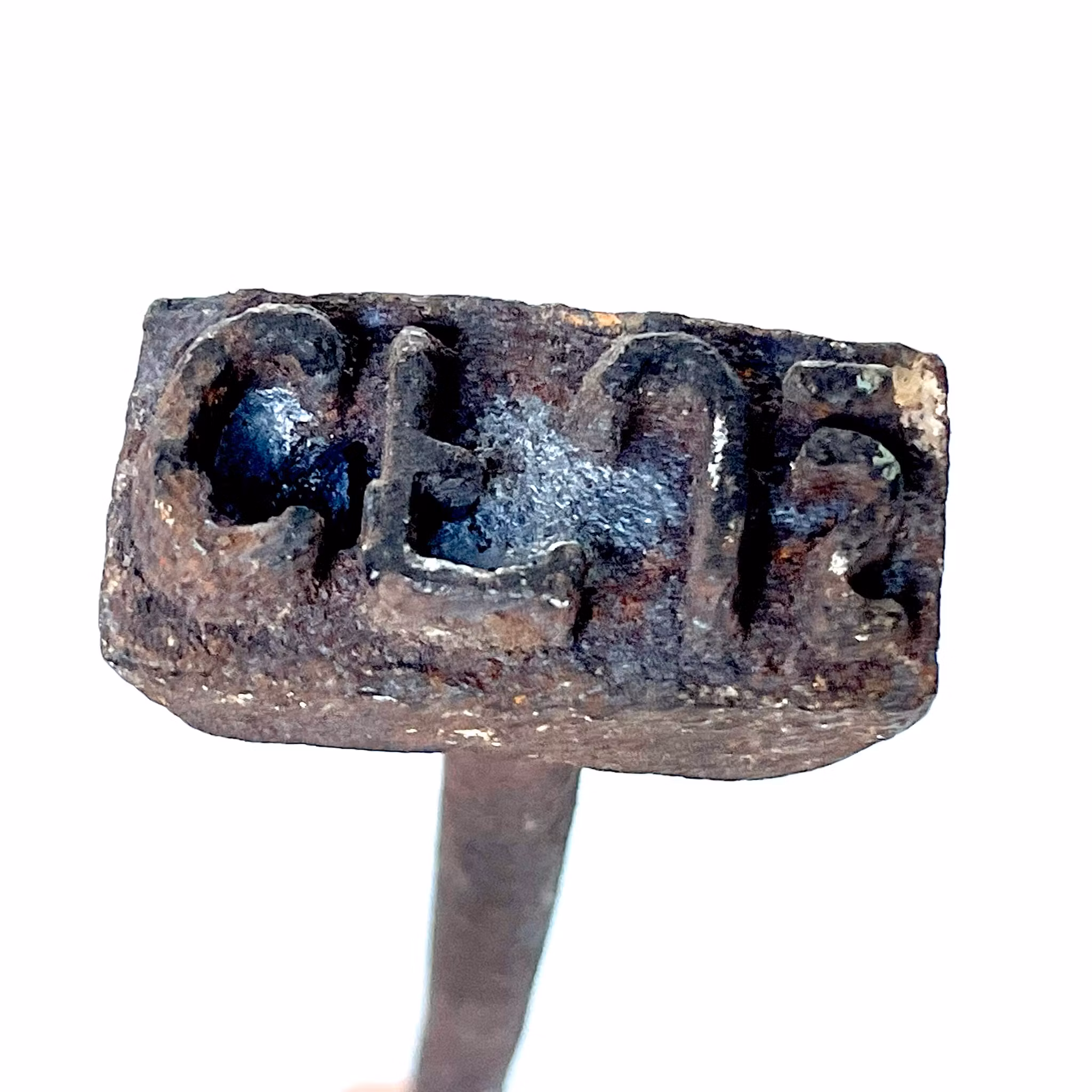 Antique branded iron, 18th century