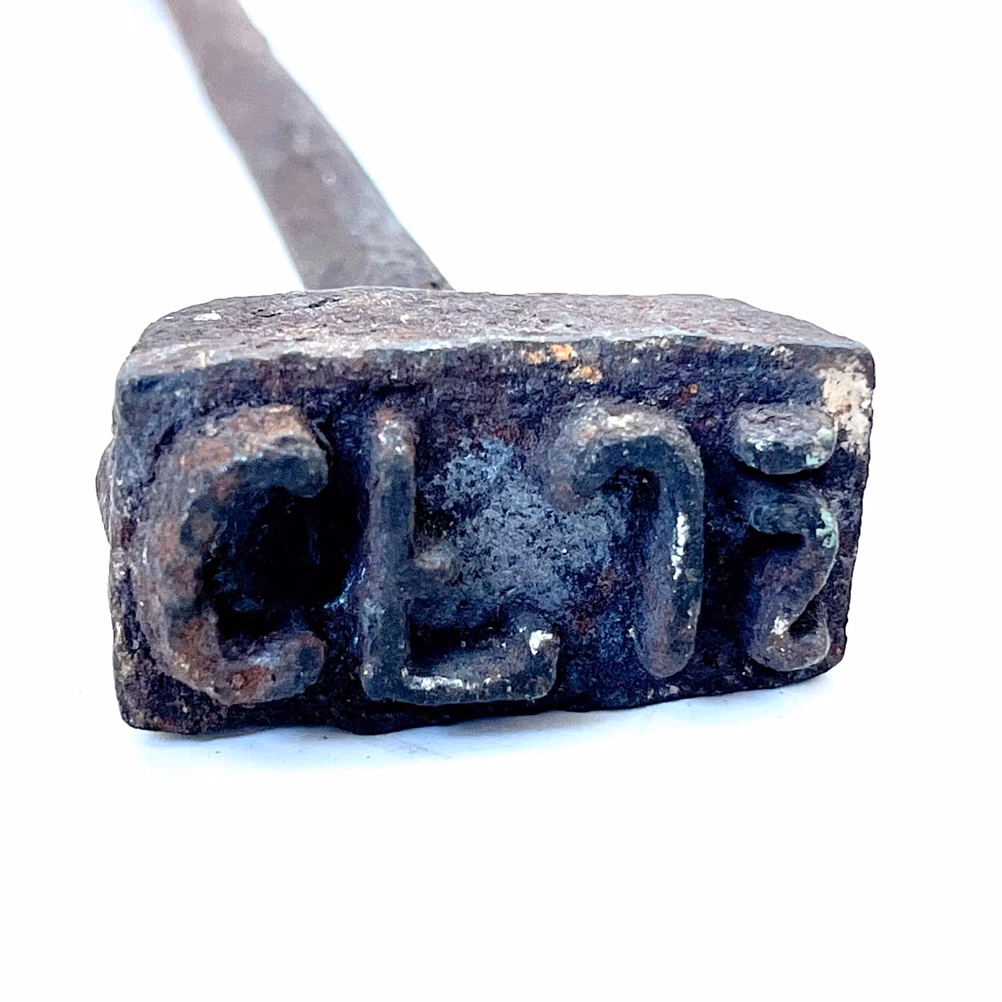 Antique branded iron, 18th century