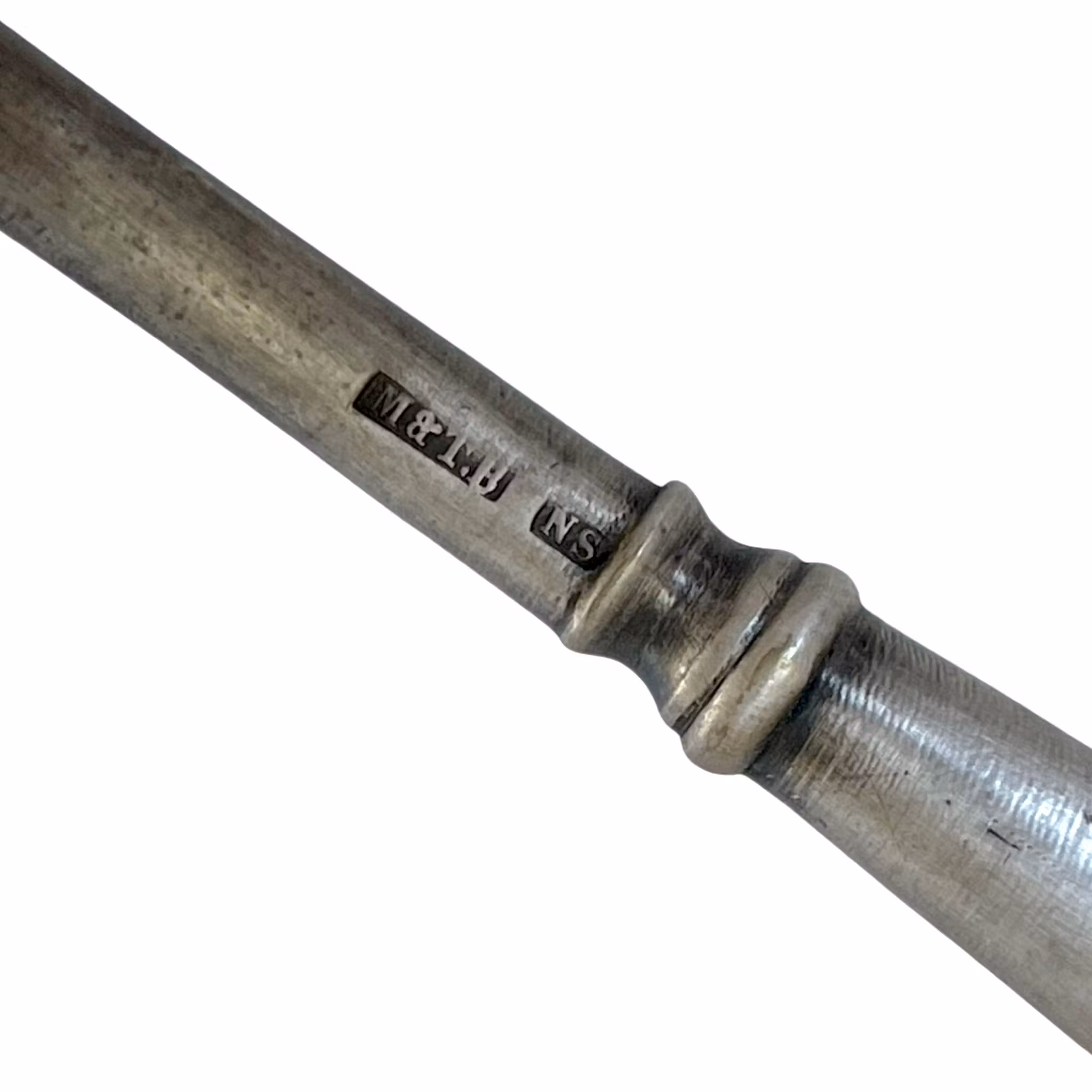 Louche à soupe antique avec manche en bois, 3 pcs.