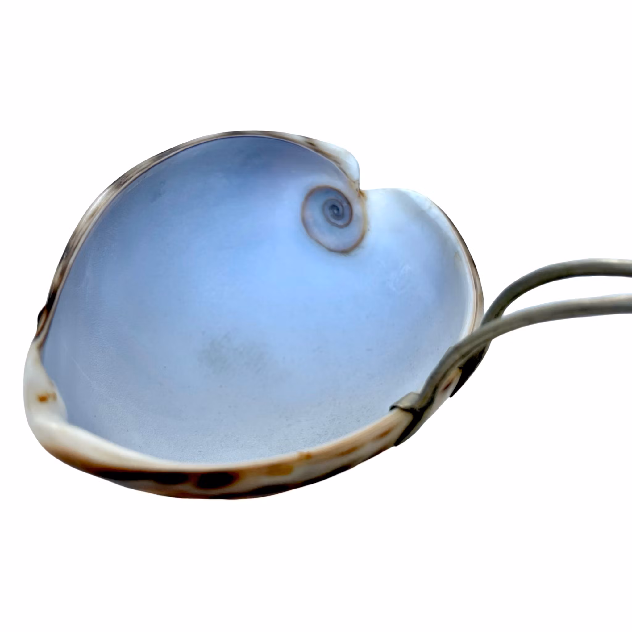 Louche à soupe antique avec manche en bois, 3 pcs.