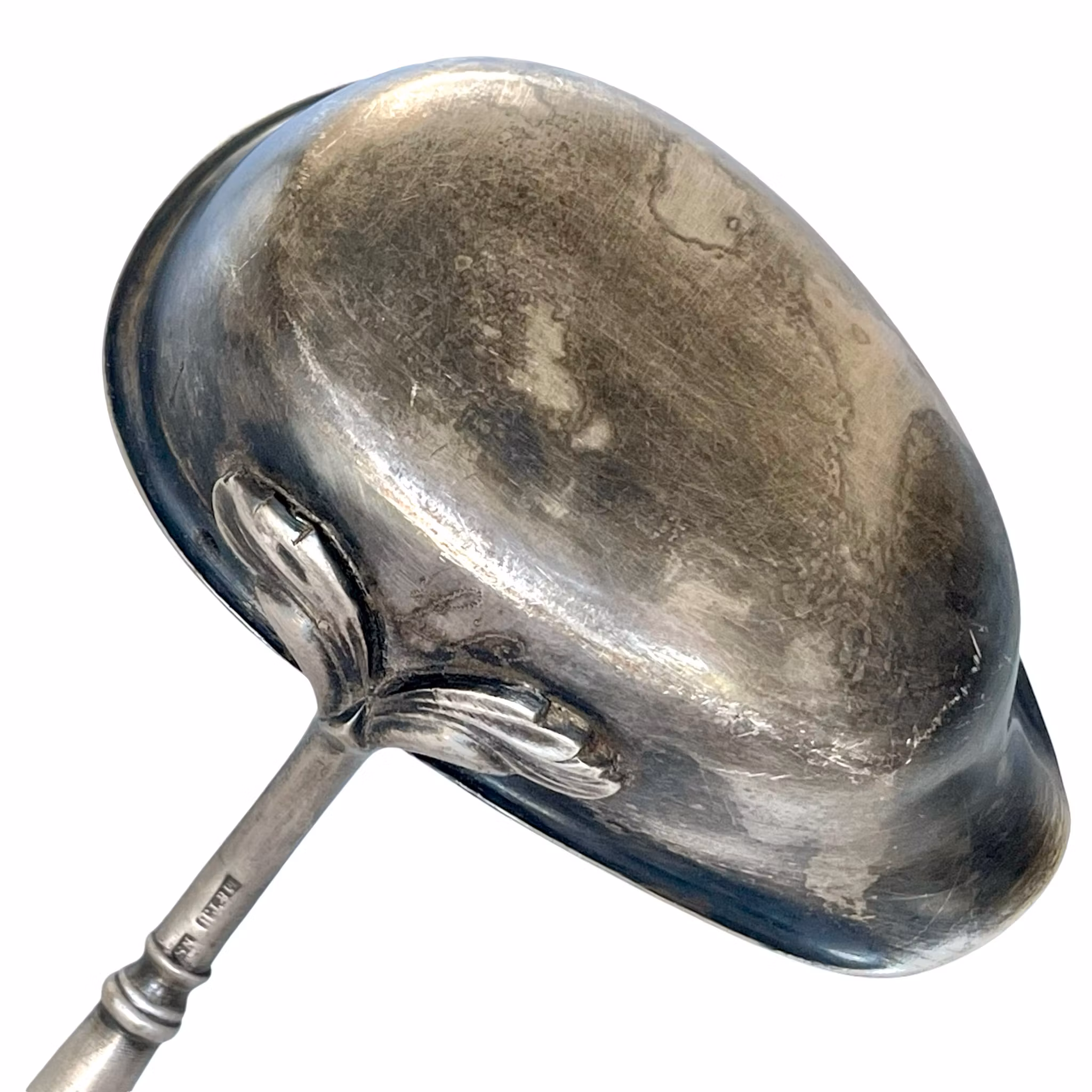 Louche à soupe antique avec manche en bois, 3 pcs.